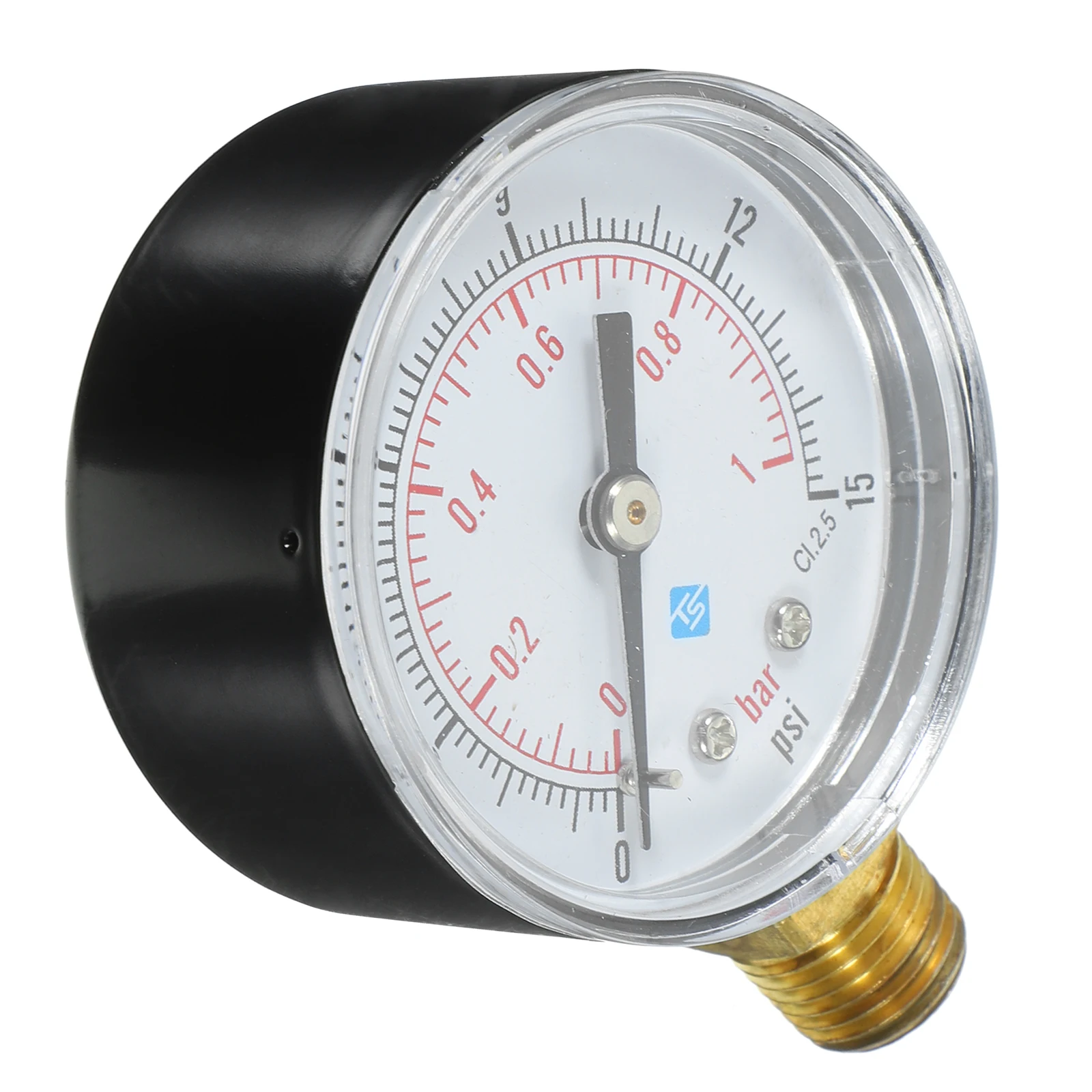 Pressure Gauge Mini Size Clear Number Markings BAR NPT Steel Compressed Oil Gas Measurement Tool Non Corrosive Brass
Pressure Gauge Mini Size Clear Number Markings BAR NPT Steel Compressed Oil Gas Measurement Tool Non Corrosive Brass