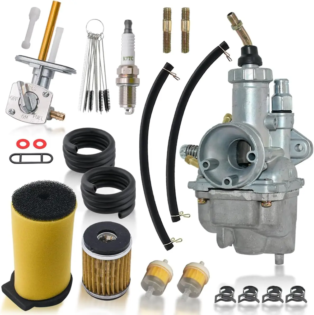 YFB250 Carburetor Compatible with 1992-2000 Yamaha Timberwolf YFB 250 YFB250FW YFB250FWL Moto 4 YFM225 Grizzly 125 YFM125G YFM12
YFB250 Carburetor Compatible with 1992-2000 Yamaha Timberwolf YFB 250 YFB250FW YFB250FWL Moto 4 YFM225 Grizzly 125 YFM125G YFM12