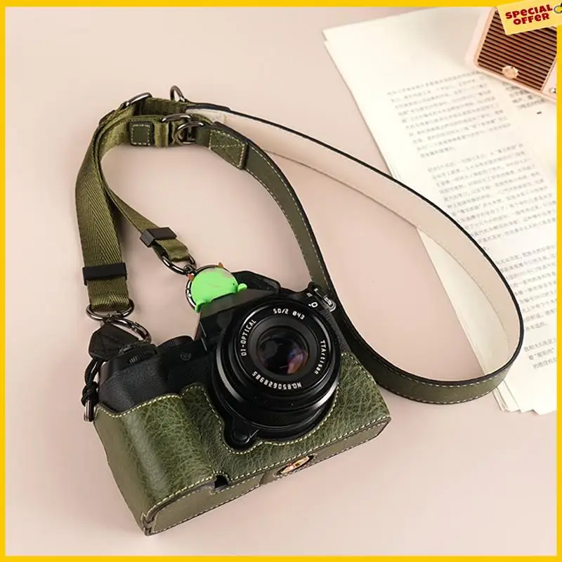 A25P Camera Protective Case Camera Leather Case Fujifilm Xm5 Protective Case Base+Shoulder Strap Brown
A25P Camera Protective Case Camera Leather Case Fujifilm Xm5 Protective Case Base+Shoulder Strap Brown