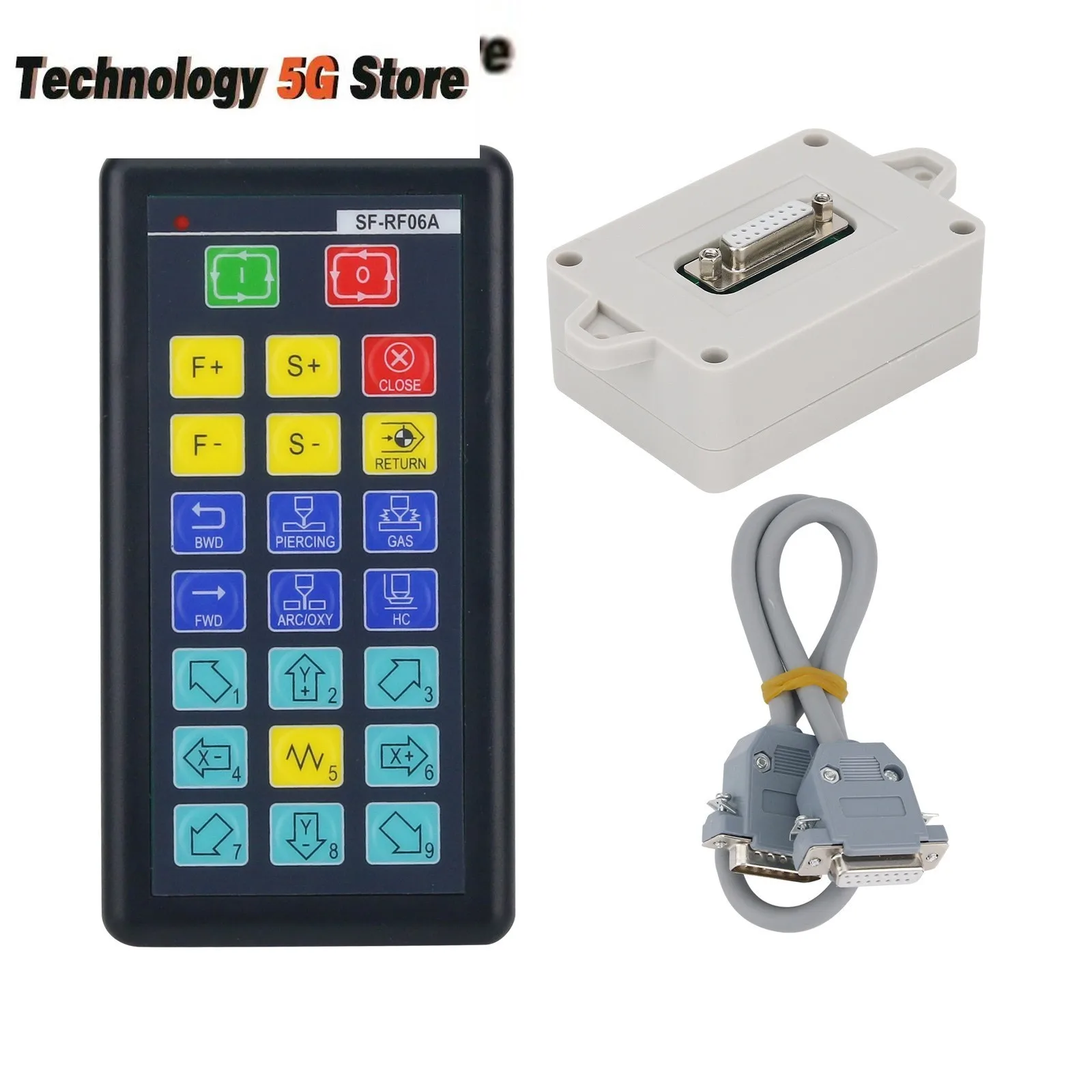 Plasma Cutting Machine CNC System Wireless Remote Controller with Connection Cable Support for SF-2100C System
Plasma Cutting Machine CNC System Wireless Remote Controller with Connection Cable Support for SF-2100C System