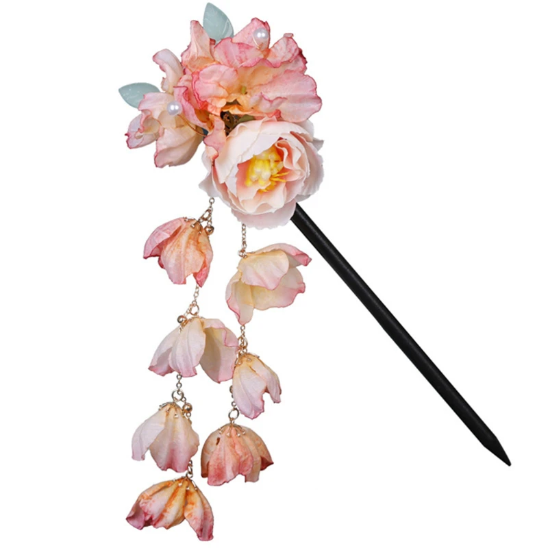 *Wooden Hair Stick Chinese Flower Hanfu Hair Accessories For Women Pearl Tassel Hairpin Fairy Silk Chopsticks Forks Bride Jewelr
*Wooden Hair Stick Chinese Flower Hanfu Hair Accessories For Women Pearl Tassel Hairpin Fairy Silk Chopsticks Forks Bride Jewelr