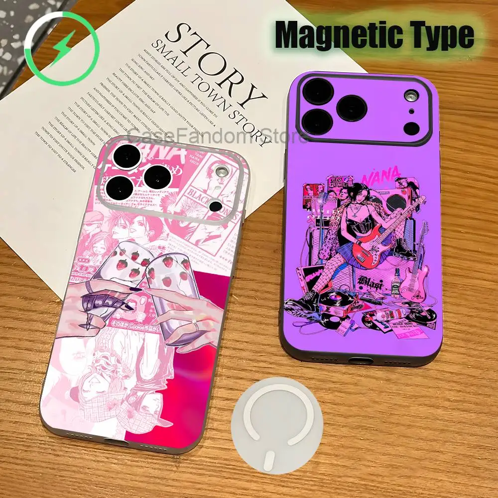 Anime N-Nana Transparent White Phone Case For iPhone 17,16,15,14,13,12,11,Pro,Max,Plus Magnetic Wireless Charging
Anime N-Nana Transparent White Phone Case For iPhone 17,16,15,14,13,12,11,Pro,Max,Plus Magnetic Wireless Charging