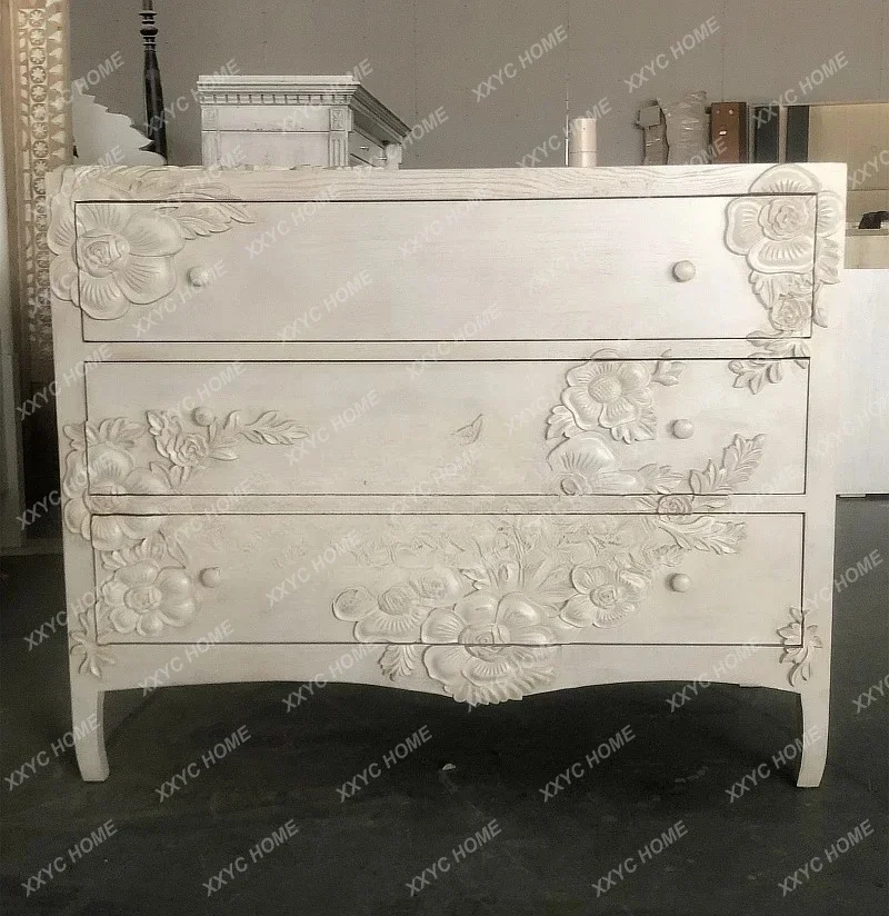 retro old solid wood, small apartment bedroom storage drawer carved living room entrance cabinetX
retro old solid wood, small apartment bedroom storage drawer carved living room entrance cabinetX