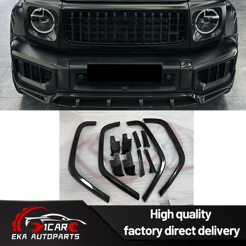 TopCar Style Dry Carbon Fiber Wheel Arches for Mercedes Benz G-Class W465 G63 Dry Carbon Fiber Wide Body Wheel Arches Fender
TopCar Style Dry Carbon Fiber Wheel Arches for Mercedes Benz G-Class W465 G63 Dry Carbon Fiber Wide Body Wheel Arches Fender