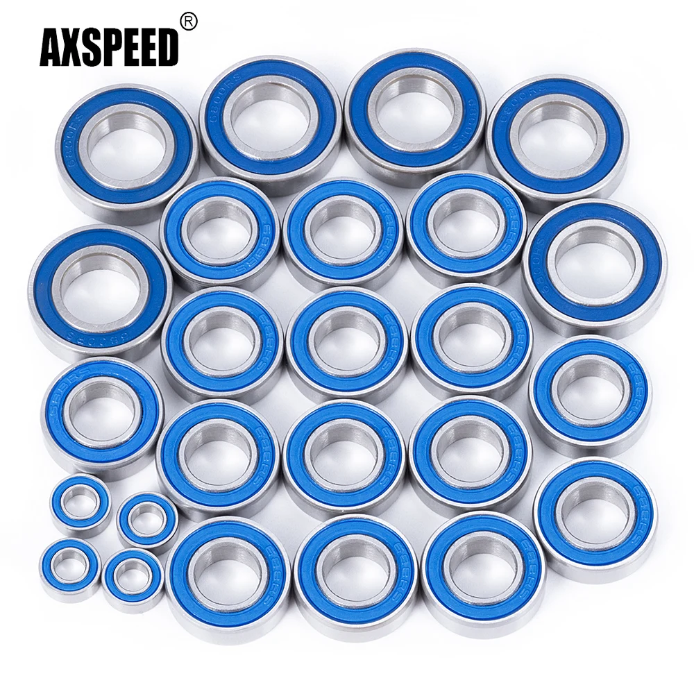 AXSPEED 25 шт. синие резиновые герметичные комплекты подшипников 10x19x5 мм 8x16x5 мм 4x8x3 мм для Super Rock Rey Baja Rey 1/6 RC Гусеничный автомобиль Запчасти
AXSPEED 25 шт. синие резиновые герметичные комплекты подшипников 10x19x5 мм 8x16x5 мм 4x8x3 мм для Super Rock Rey Baja Rey 1/6 RC Гусеничный автомобиль Запчасти
