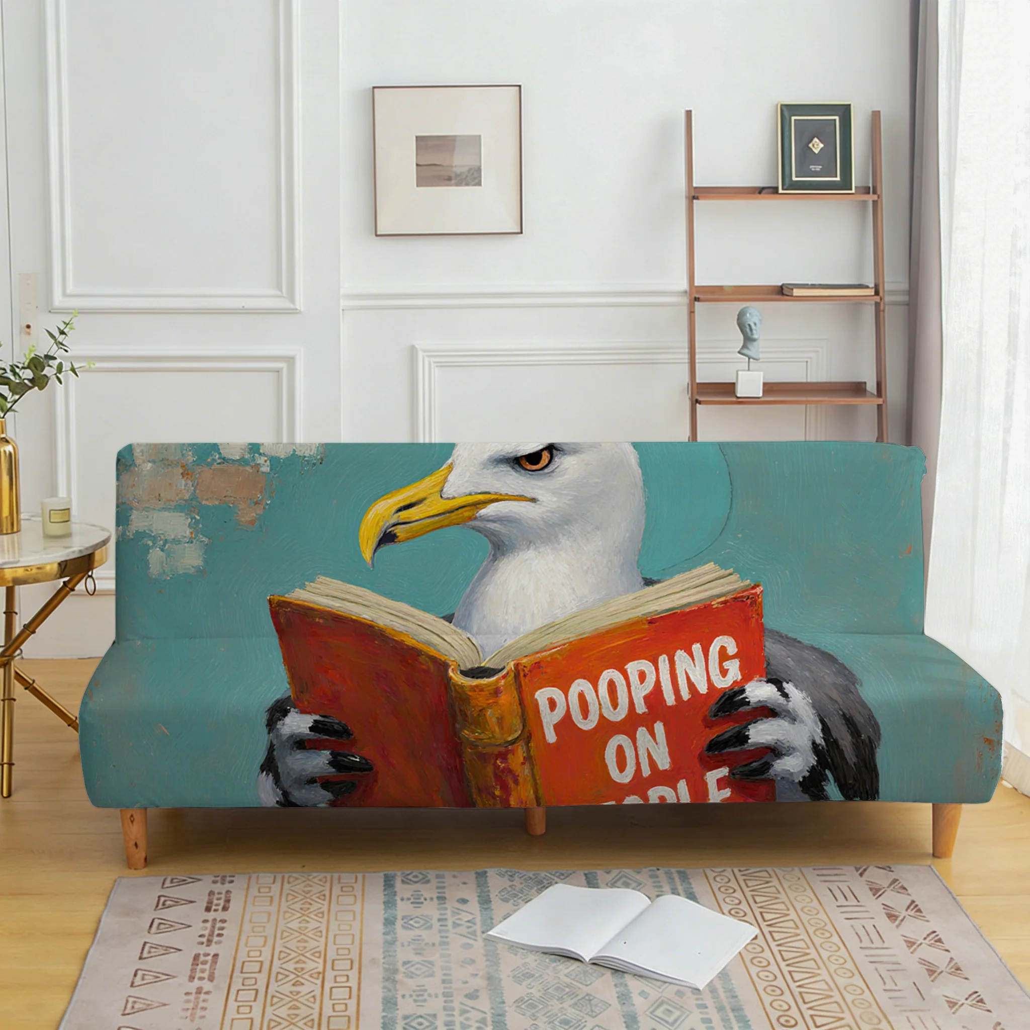 All-inclusive elastic sofa bed cover, fun seagull reading sofa bed cover, easy installation, machine washable
All-inclusive elastic sofa bed cover, fun seagull reading sofa bed cover, easy installation, machine washable
