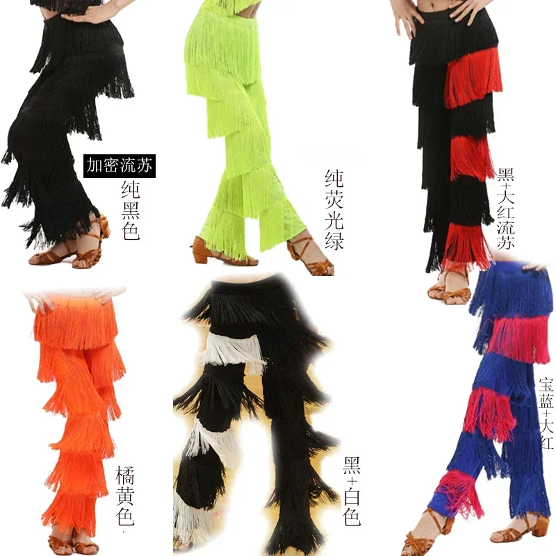 Latin Dance Pants Fringed Latin Dance Practice Pants Grading Suit Fringed Pants Costumes Competition Girls Adult
Latin Dance Pants Fringed Latin Dance Practice Pants Grading Suit Fringed Pants Costumes Competition Girls Adult