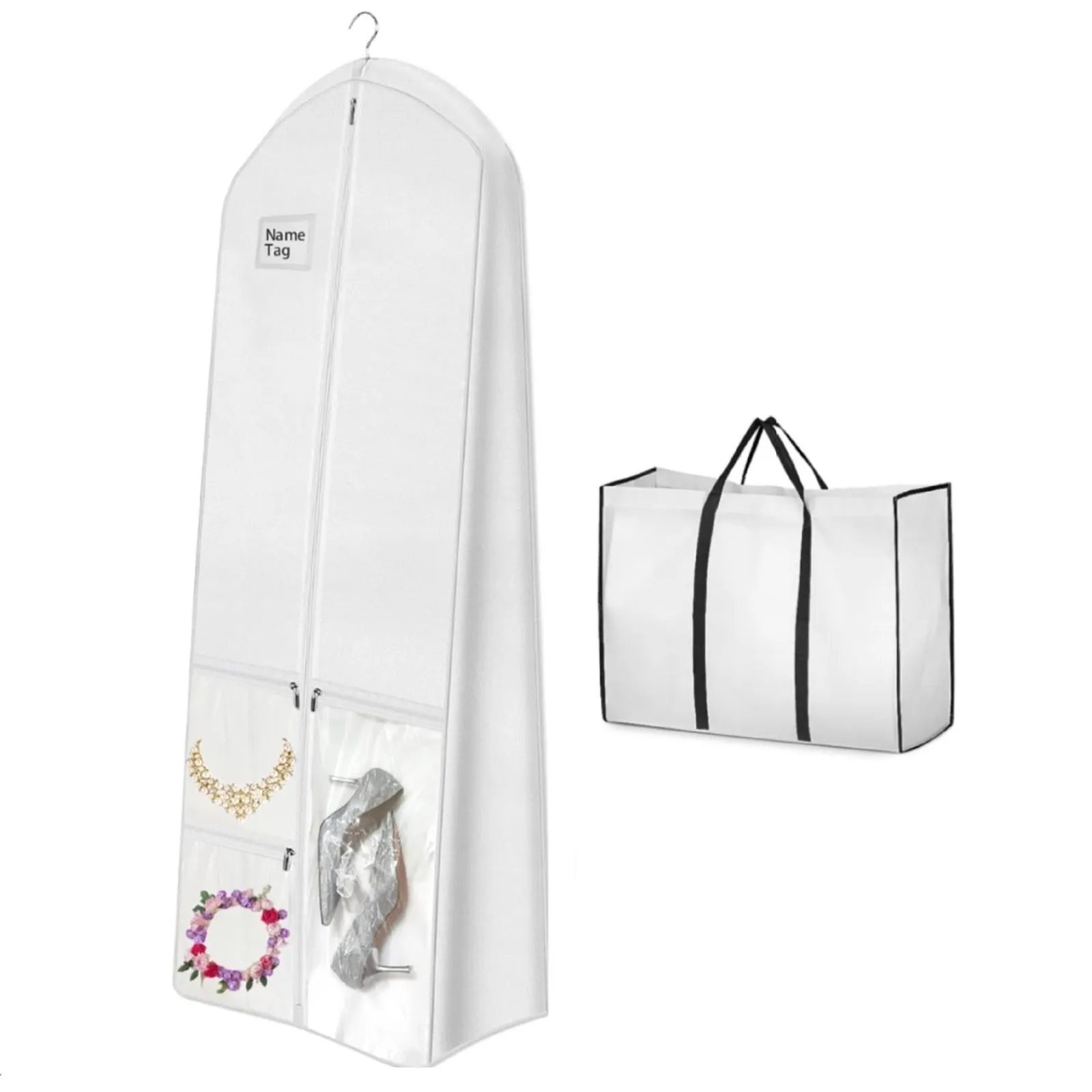 Wedding Dress Cover for Bridal Robe Garment Coat Storage Protective Waterproof Dustproof Storage Organize Cover Bag Case Pouch
Wedding Dress Cover for Bridal Robe Garment Coat Storage Protective Waterproof Dustproof Storage Organize Cover Bag Case Pouch