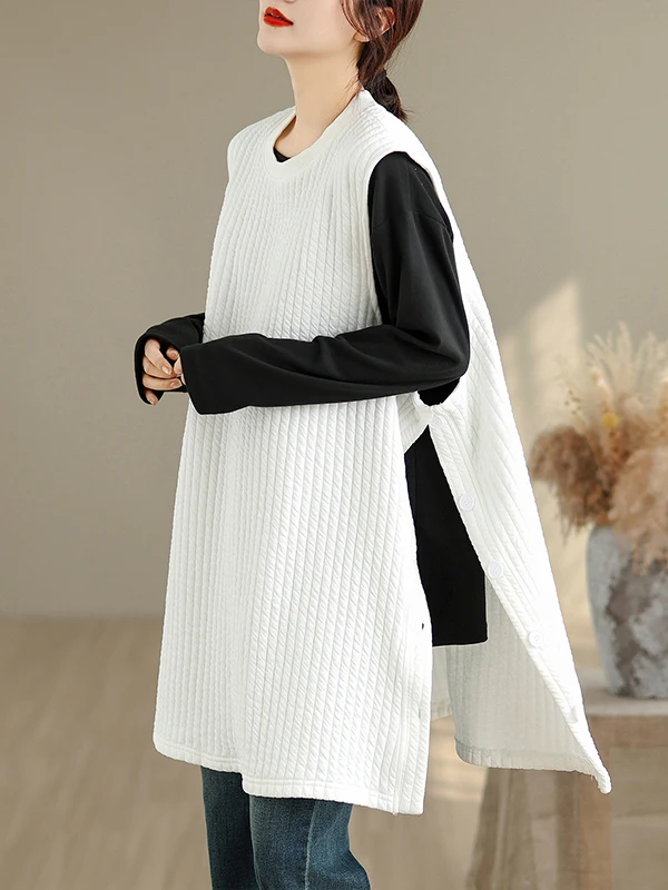 Женский простой осенне-зимний новый легкий тюжет с текстурой, многослойный стеганый жилет, цвет, универсальный Sle
Женский простой осенне-зимний новый легкий тюжет с текстурой, многослойный стеганый жилет, цвет, универсальный Sle