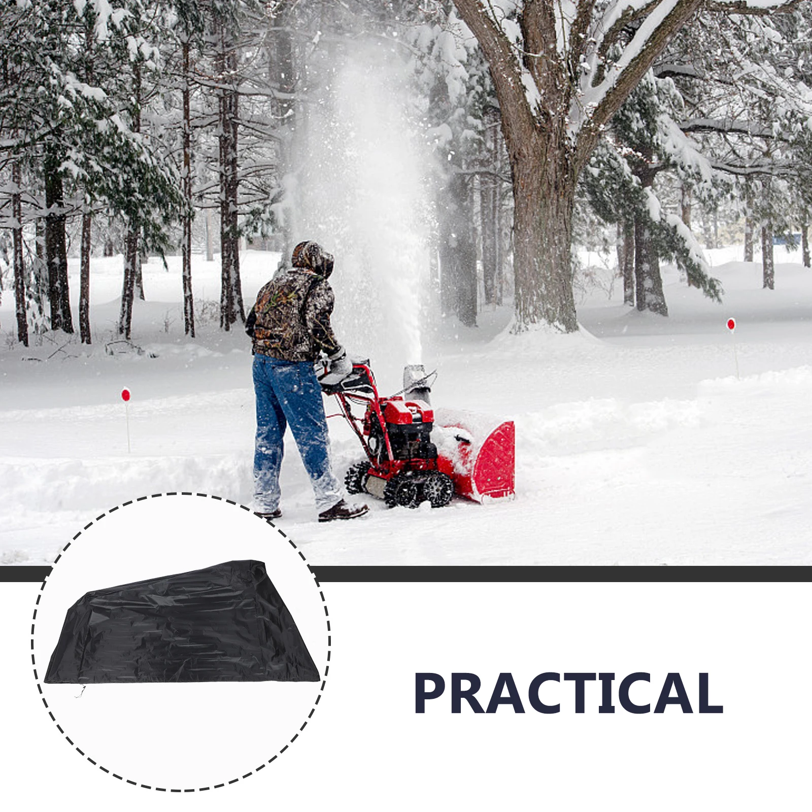 Snow Blower Cover Waterproof Durable Polyester Large Size Fits Most Machines Outdoor Winter Supplies Protector Party
Snow Blower Cover Waterproof Durable Polyester Large Size Fits Most Machines Outdoor Winter Supplies Protector Party