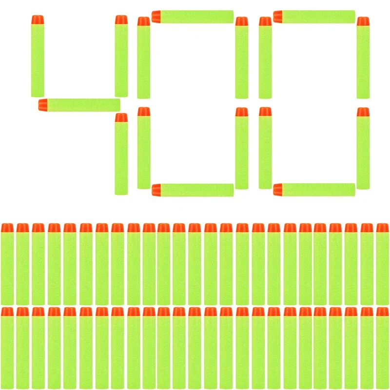 W6-Green Solid Round Head Bullets 7.2cm for Nerf N-strike Elite Series Blasters Foam EVA Refill Darts Kids Toy Guns Accessories
W6-Green Solid Round Head Bullets 7.2cm for Nerf N-strike Elite Series Blasters Foam EVA Refill Darts Kids Toy Guns Accessories