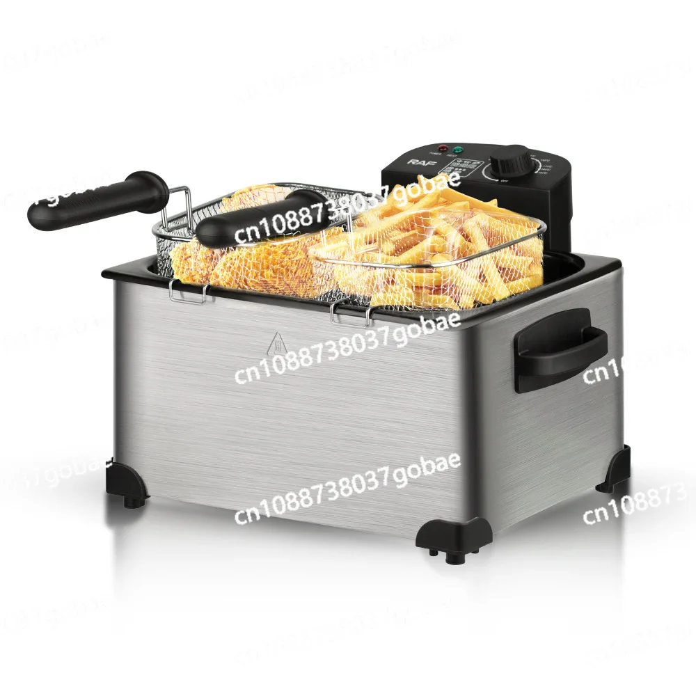 Бытовая электрическая фритюрница с двойной кастрюлей, электрическая фритюрница, коммерческая жареная тестовые палочки, машина для чипсов, сковорода
Бытовая электрическая фритюрница с двойной кастрюлей, электрическая фритюрница, коммерческая жареная тестовые палочки, машина для чипсов, сковорода