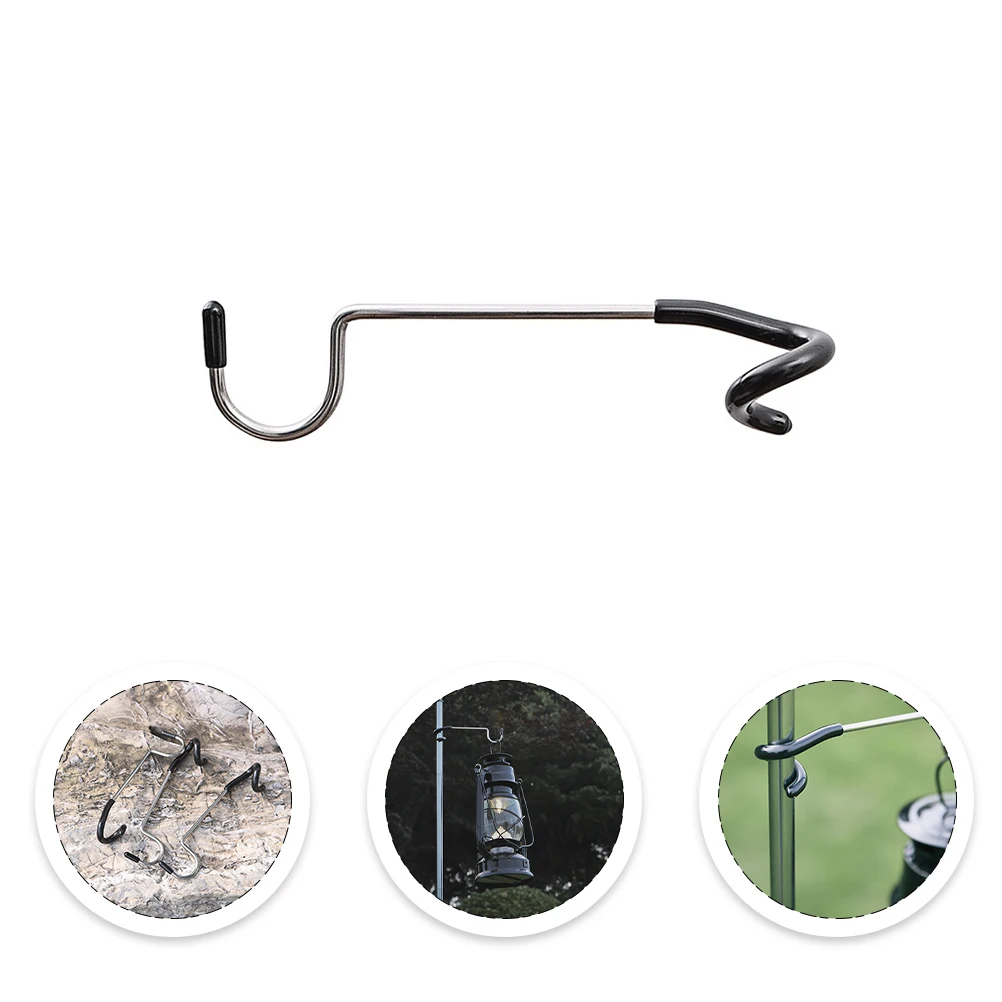 2pcs Stainless Steel Hooks Rubber Sleeve Anti-Slip Light Hangers for Camping Outdoor Lanterns Bags Easy Install Remove
2pcs Stainless Steel Hooks Rubber Sleeve Anti-Slip Light Hangers for Camping Outdoor Lanterns Bags Easy Install Remove