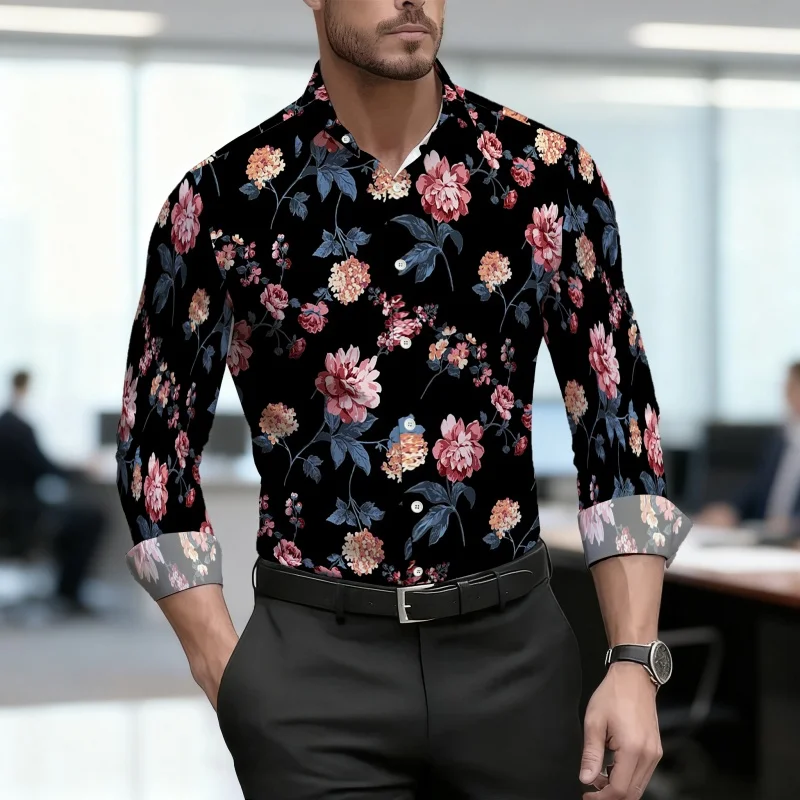 2026 new men's shirt floral print long sleeved shirt business slim fit trendy casual shirt high-quality fabric XS-6XL size
2026 new men's shirt floral print long sleeved shirt business slim fit trendy casual shirt high-quality fabric XS-6XL size
