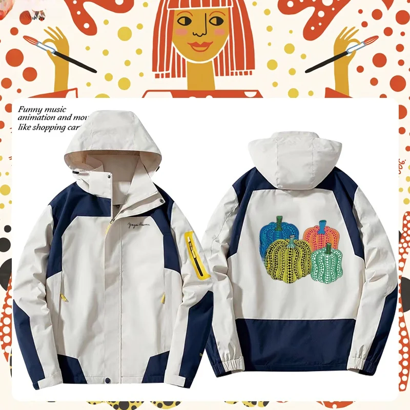 Yayoi Kusama Artist Polka Dot Pumpkin Men's Jaet Art Sle Polyester Fiber Stand Fit Teenage Suitable Autumn Outerwear
Yayoi Kusama Artist Polka Dot Pumpkin Men's Jaet Art Sle Polyester Fiber Stand Fit Teenage Suitable Autumn Outerwear
