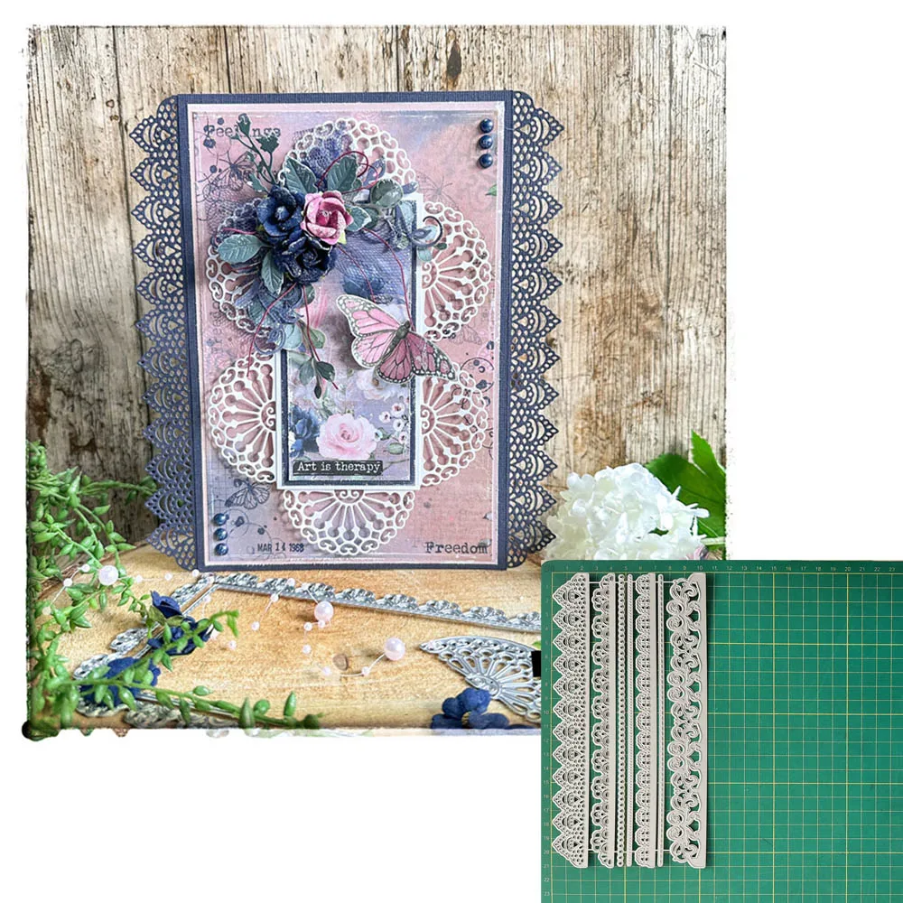 Lace metal Cutting Dies DIY Scrapbooking Decorative Embossing Crafts photo album Paper Cards Die
Lace metal Cutting Dies DIY Scrapbooking Decorative Embossing Crafts photo album Paper Cards Die