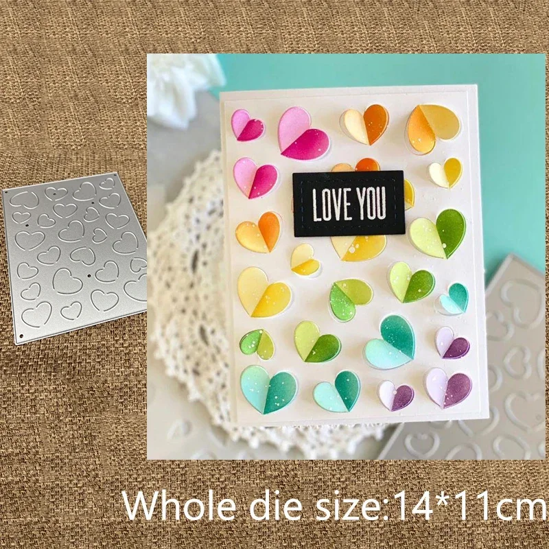 Металлический трафарет XLDesign, пресс-формы в форме сердца, рамка для украшения, высечки для альбома, бумаги, тиснения
Металлический трафарет XLDesign, пресс-формы в форме сердца, рамка для украшения, высечки для альбома, бумаги, тиснения