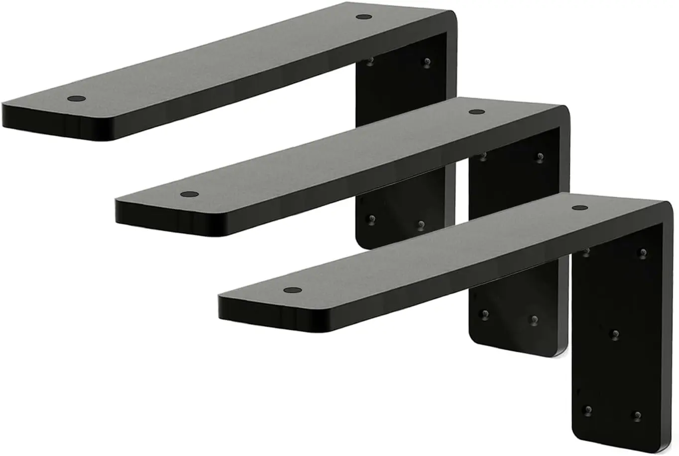 16 Inch Countertop Support Bracket 3 Pack Heavy Duty 3/8" Thick L Shape Shelf Bracket for Granite Quartz Wood Laminate
16 Inch Countertop Support Bracket 3 Pack Heavy Duty 3/8" Thick L Shape Shelf Bracket for Granite Quartz Wood Laminate