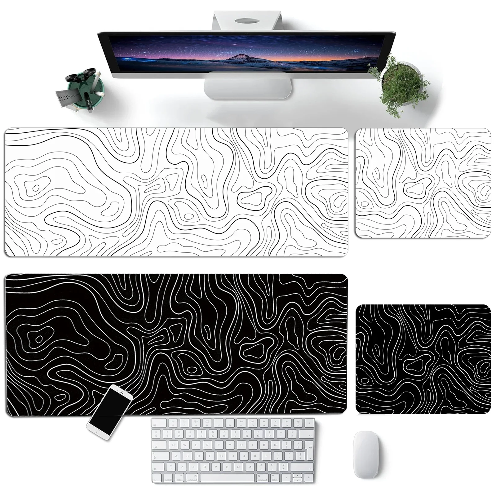 1PC Large Mouse Pad, Office Gaming Table Mat, Non-slip Rubber Base Washable Mouse Pad For Work, Gaming And Office
1PC Large Mouse Pad, Office Gaming Table Mat, Non-slip Rubber Base Washable Mouse Pad For Work, Gaming And Office