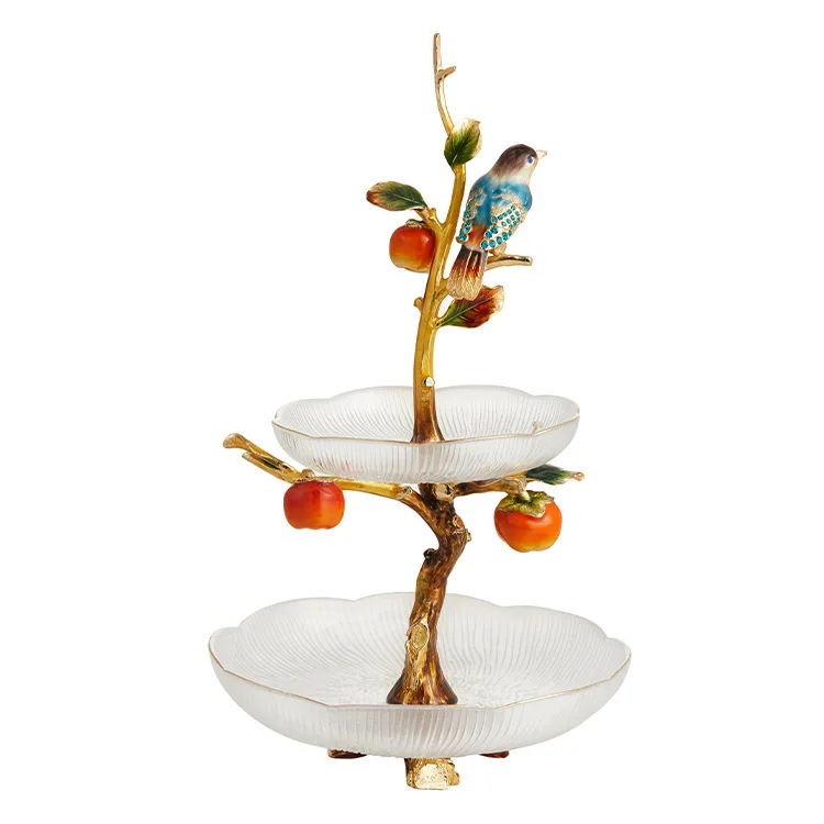 DSA double-layer glass tray home living room desktop transparent fruit tray hotel multi-layer storage snack candy tray storage
DSA double-layer glass tray home living room desktop transparent fruit tray hotel multi-layer storage snack candy tray storage