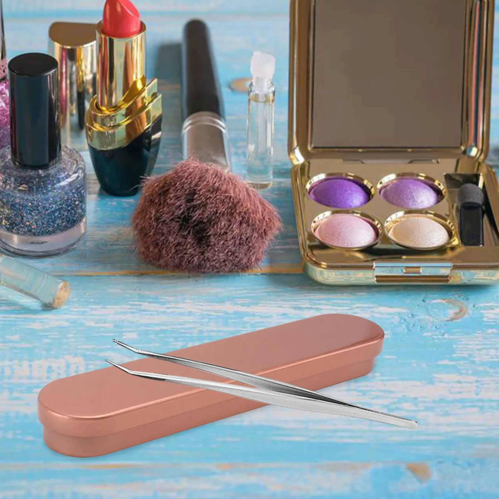 5 pcs Iron Tweezers Storage Box Anti-Shock Anti-Fall Durable Portable Eyelash Extension Organizer Case For Home Travel Use Gift 
5 pcs Iron Tweezers Storage Box Anti-Shock Anti-Fall Durable Portable Eyelash Extension Organizer Case For Home Travel Use Gift