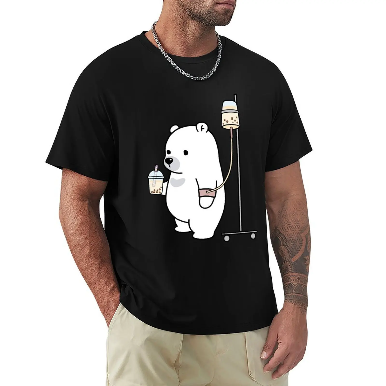 Boba Bear Loves Boba Too Much! T-Shirt Basic Regular Fit Casual T-Shirt
Boba Bear Loves Boba Too Much! T-Shirt Basic Regular Fit Casual T-Shirt