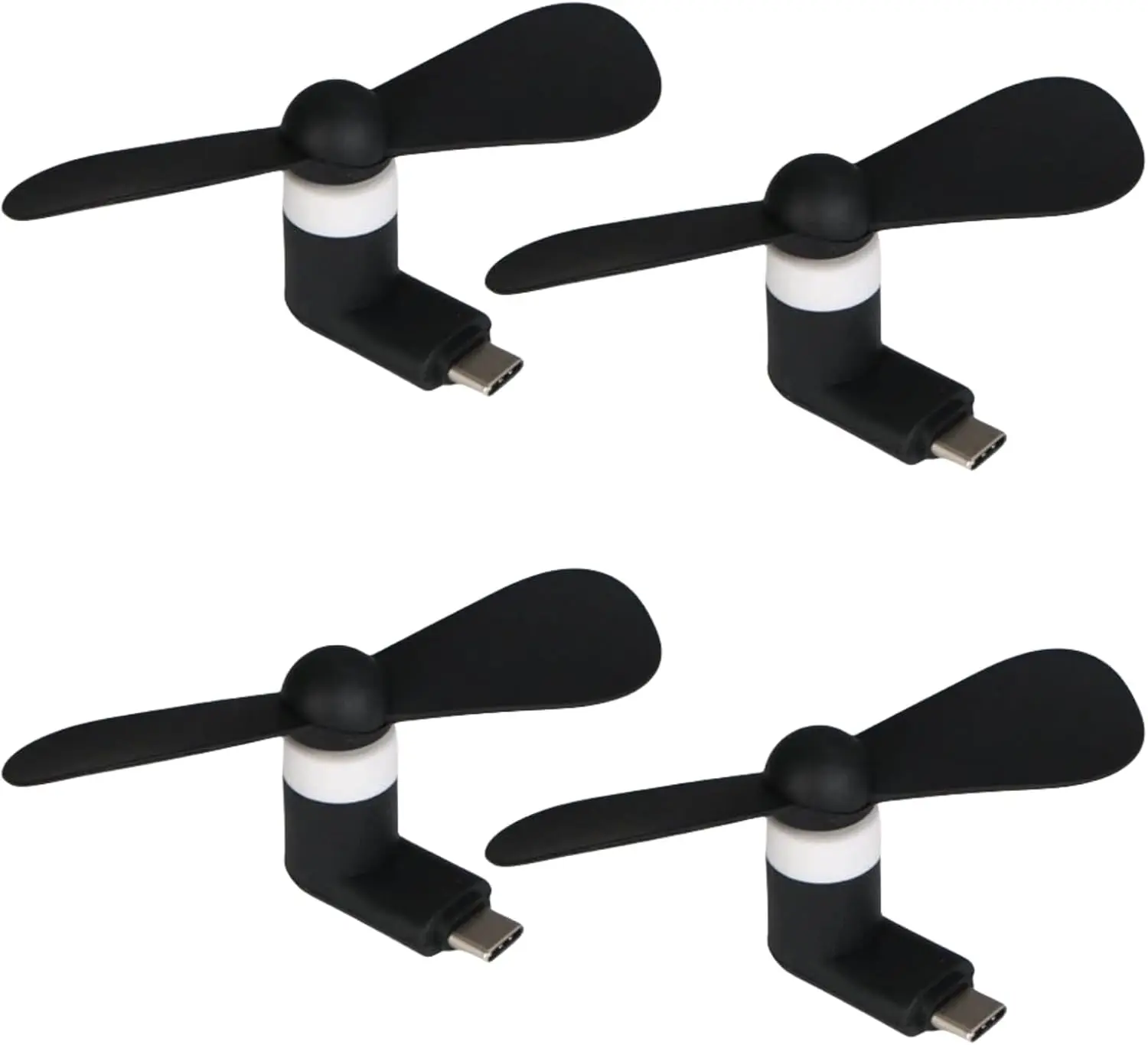 Mini Phone Fan 4 Pack USB C Portable Cooling for iPhone 15/16 Android
Mini Phone Fan 4 Pack USB C Portable Cooling for iPhone 15/16 Android