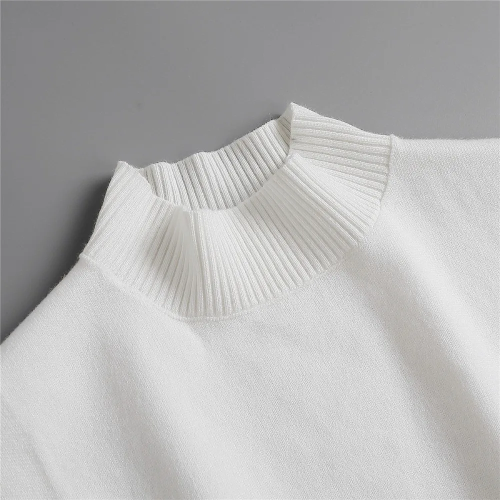 Элегантный зимний свитер с накладным воротником, регулируемая полурубашка с воротником-стойкой, теплая однотонная блузка, топ
Элегантный зимний свитер с накладным воротником, регулируемая полурубашка с воротником-стойкой, теплая однотонная блузка, топ