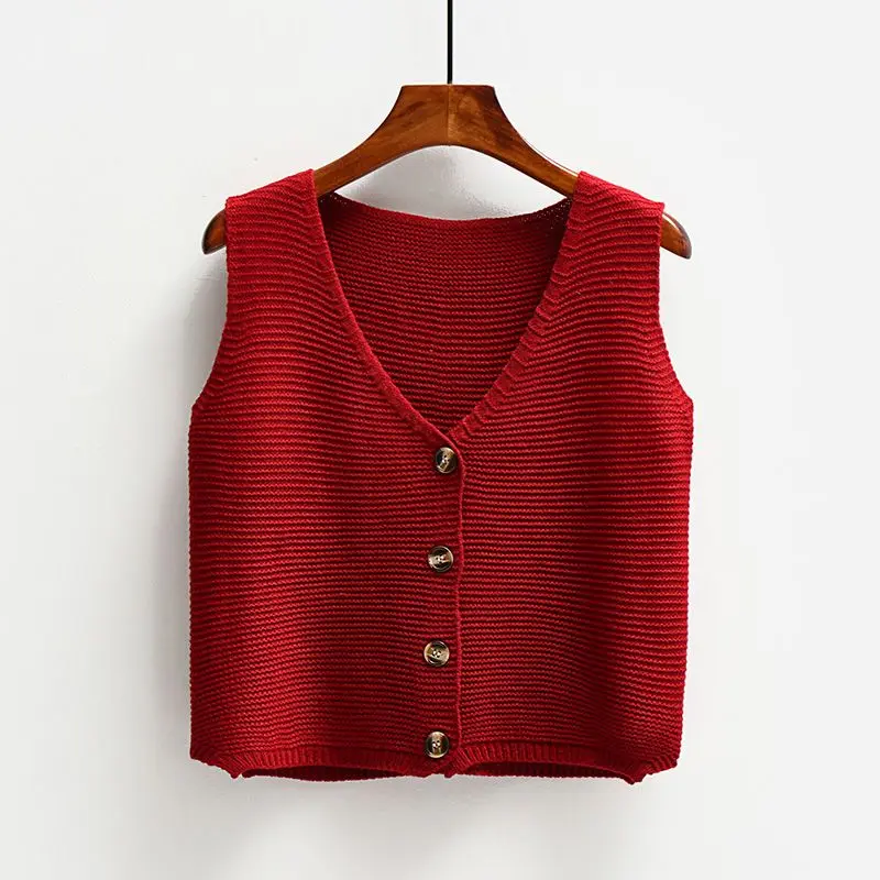 Осень-зима, 5-цветный свитер, жилеты, женские уютные вязаные простые вязаные брюки с v-образным вырезом, стильный женский корейский стиль, шикарный трикотаж без рукавов
Осень-зима, 5-цветный свитер, жилеты, женские уютные вязаные простые вязаные брюки с v-образным вырезом, стильный женский корейский стиль, шикарный трикотаж без рукавов