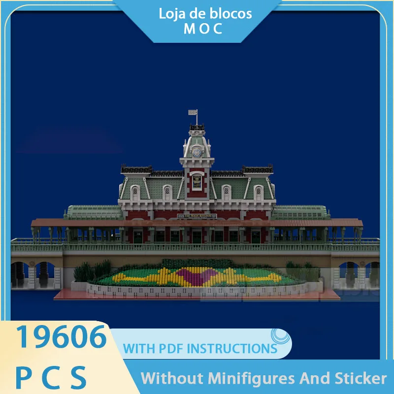 Exquisite New Product MOC Building Blocks Movie Model Magic Kingdom Railway Station Technology Modular Festival Gift Toy DIY Set
Exquisite New Product MOC Building Blocks Movie Model Magic Kingdom Railway Station Technology Modular Festival Gift Toy DIY Set