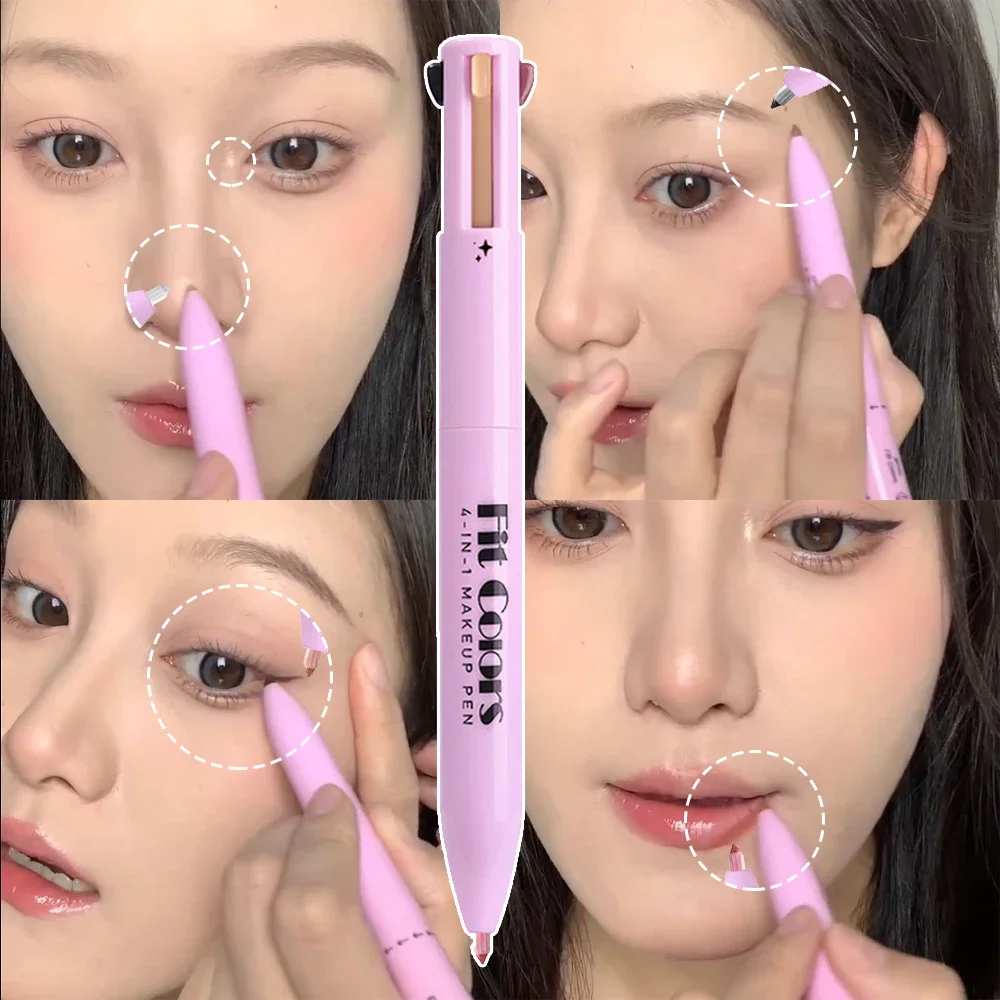 4-in-1 Multi-functional Lip Liner Eyeliner Eyebrow Highlighter Pencil Waterproof Lying Silkworm Stick Lasting Lazy Makeup Pen
4-in-1 Multi-functional Lip Liner Eyeliner Eyebrow Highlighter Pencil Waterproof Lying Silkworm Stick Lasting Lazy Makeup Pen