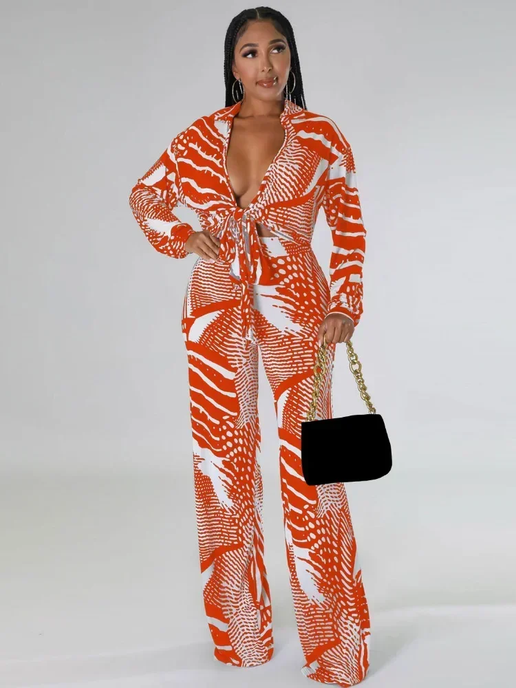 GUWU Vintage Leopard Loose Pants Suit and Tie Up v Neck Long Sleeve Shirt Style Elegant Two 2 Piece Set Women Outfits
GUWU Vintage Leopard Loose Pants Suit and Tie Up v Neck Long Sleeve Shirt Style Elegant Two 2 Piece Set Women Outfits