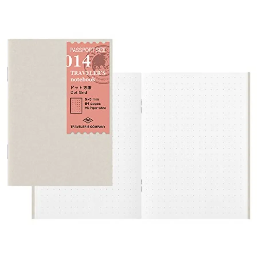 Travelers Company 14405006 Notebook Refill, Dot Squared, 3-Pack, Passport Size
Travelers Company 14405006 Notebook Refill, Dot Squared, 3-Pack, Passport Size