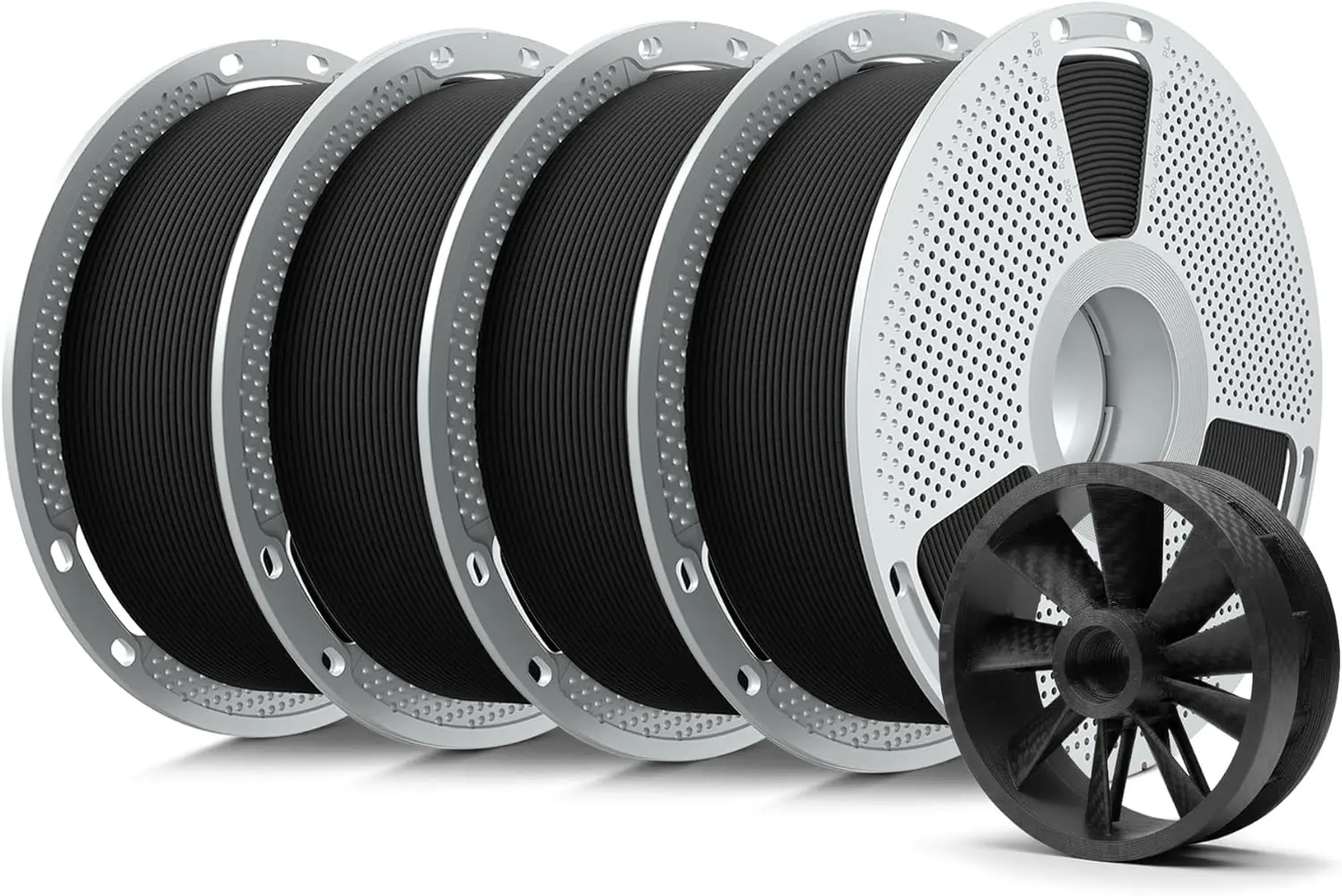 4KG PA12-CF 3D Filament 1.75mm, Carbon Fiber Nylon, Heat-Resistant Spool, Engineering Grade +/-0.03mm, 4 Packs, Black
4KG PA12-CF 3D Filament 1.75mm, Carbon Fiber Nylon, Heat-Resistant Spool, Engineering Grade +/-0.03mm, 4 Packs, Black