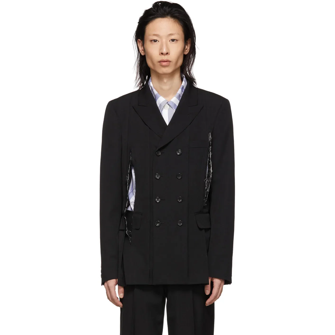 YOJI OOAK CDG WOOL JACKET Japanese retro casual double-breasted wool jacket
YOJI OOAK CDG WOOL JACKET Japanese retro casual double-breasted wool jacket