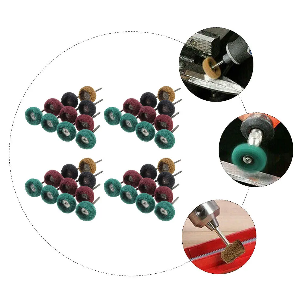 40Pcs Assorted Color Polishing Wheels Practical Grinding Heads for Jewelry Metal Buffing Small Surface Polishing
40Pcs Assorted Color Polishing Wheels Practical Grinding Heads for Jewelry Metal Buffing Small Surface Polishing