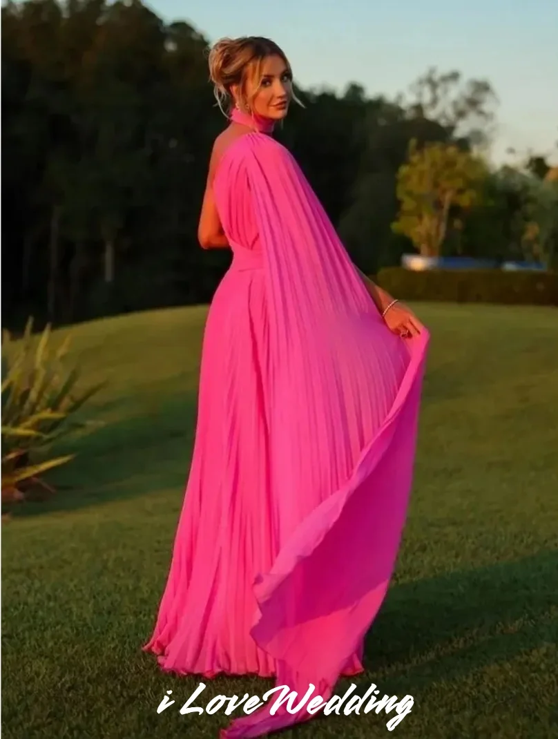 Elegant Rose Red Luxury Evening Dress Chiffon Wedding Guest Dress Ruched Side Shawl Empire Waist Dress Party Dress Customized
Elegant Rose Red Luxury Evening Dress Chiffon Wedding Guest Dress Ruched Side Shawl Empire Waist Dress Party Dress Customized