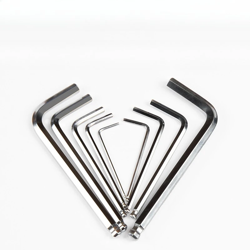 Hexagon Wrench Short Ball Head Tool, Single Bulk 1.5/2/2.5/3/4/5/6/7/8/10 mm
Hexagon Wrench Short Ball Head Tool, Single Bulk 1.5/2/2.5/3/4/5/6/7/8/10 mm