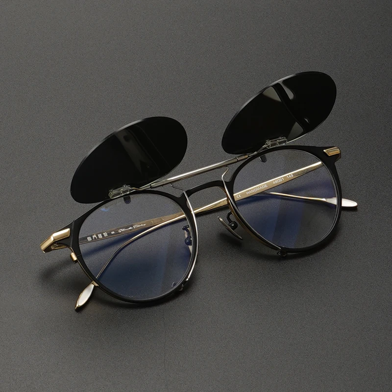 UFO X Ultra-light Pure Titanium Oval Frame Myopia Presbyopia Frame Tide Ush Polarized Clip for Men and Women Sunglasses
UFO X Ultra-light Pure Titanium Oval Frame Myopia Presbyopia Frame Tide Ush Polarized Clip for Men and Women Sunglasses