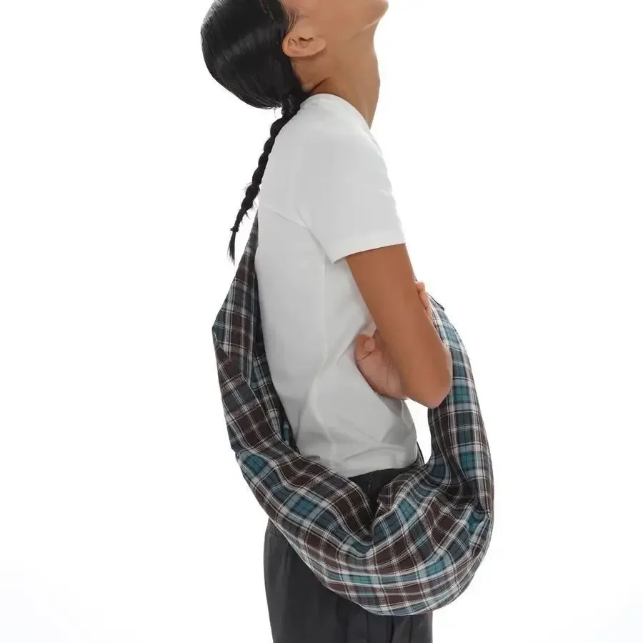 2025 French Bohemian Jacquard Hobo Bag Lake Blue Checkered Crossbody Purse Vintage Travel Ready Shoulder Bag for Women
2025 French Bohemian Jacquard Hobo Bag Lake Blue Checkered Crossbody Purse Vintage Travel Ready Shoulder Bag for Women