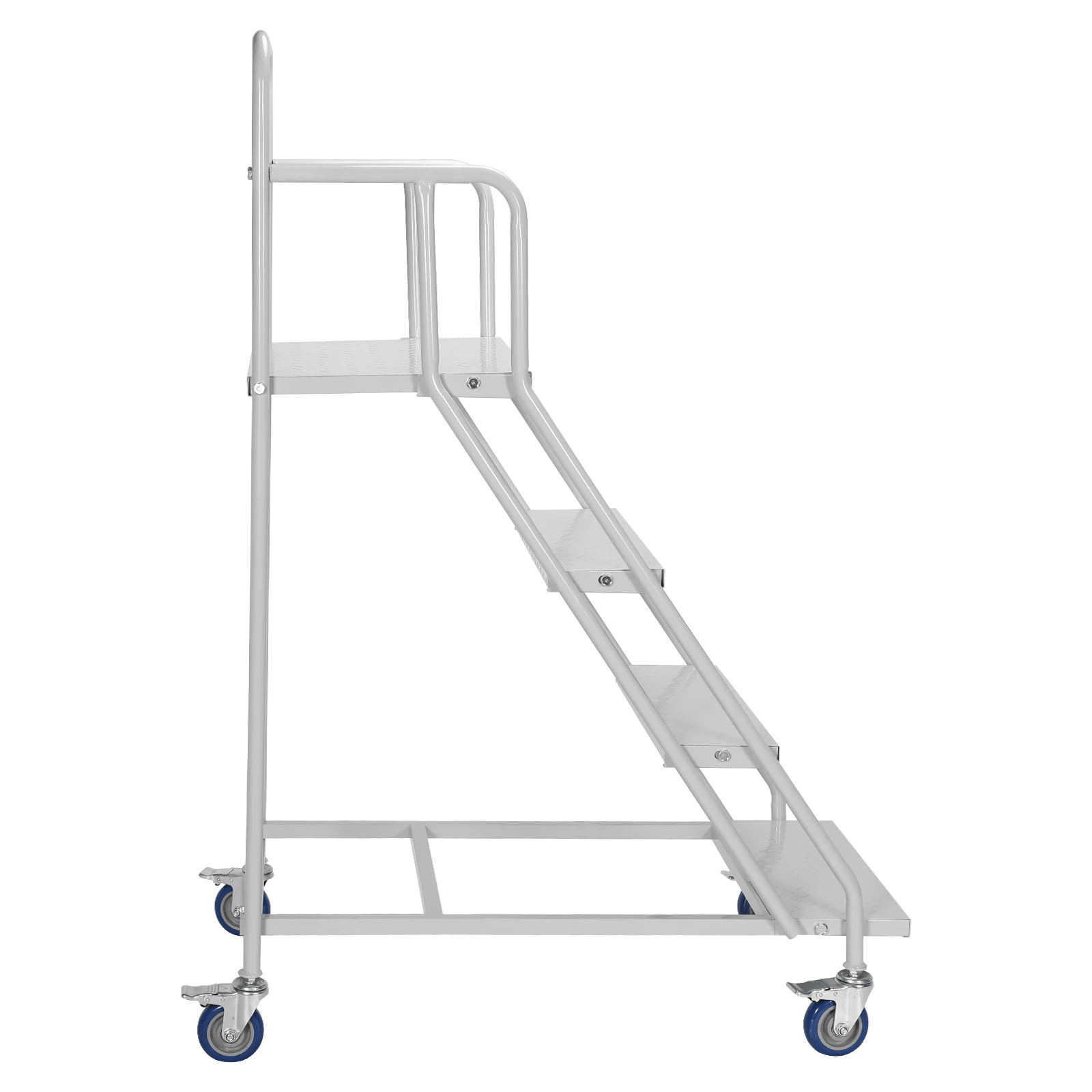 4 Steps Industrial Heavy Duty Step Ladder 445LBs Capacity Rolling Warehouse Step Ladder W/ Wheels for Supermarket Library
4 Steps Industrial Heavy Duty Step Ladder 445LBs Capacity Rolling Warehouse Step Ladder W/ Wheels for Supermarket Library