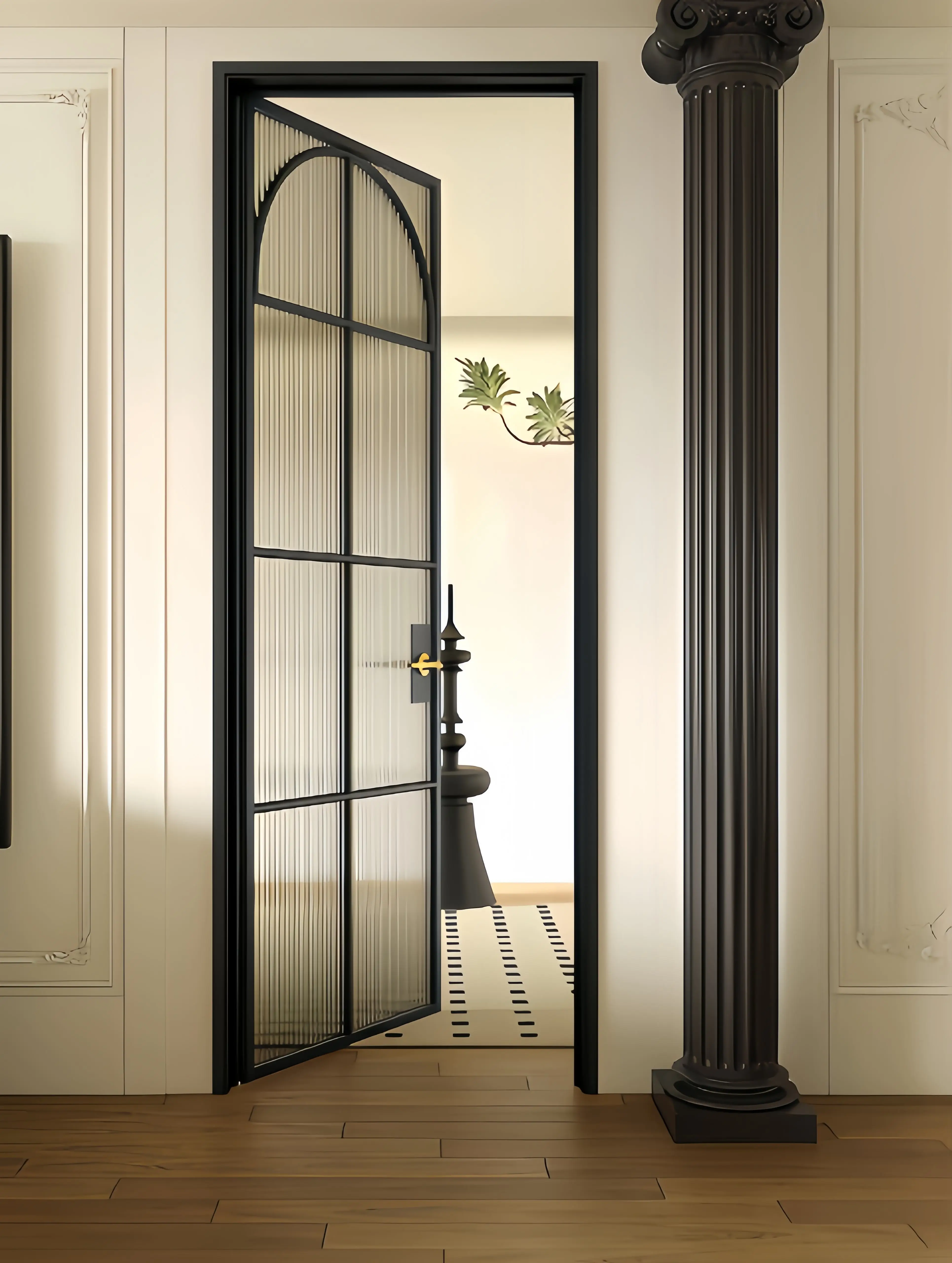 Bedroom French Style Hinged Door High Quality Noise Reducing Double Glazed Glass French Style Door Household Manual Hinged Door
Bedroom French Style Hinged Door High Quality Noise Reducing Double Glazed Glass French Style Door Household Manual Hinged Door