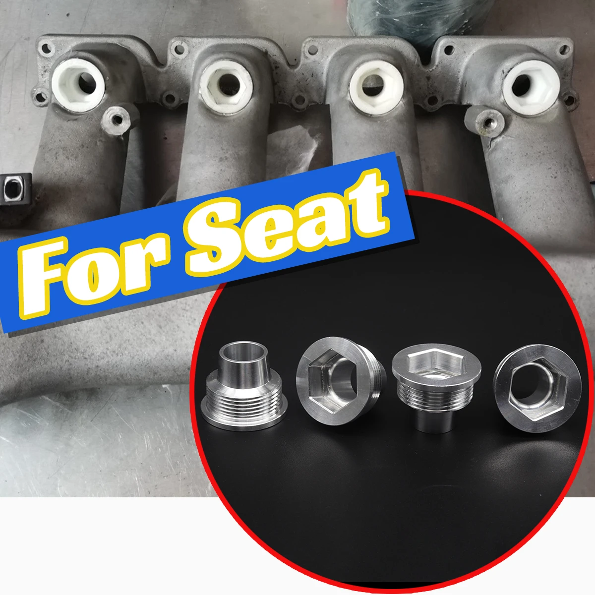 4pc/set Upgrade Aluminum Fuel Injector Insert Cup Seat for Seat Leon 1M Toledo 1M 1.8T Car Spare Parts Engine Accessories Repair
4pc/set Upgrade Aluminum Fuel Injector Insert Cup Seat for Seat Leon 1M Toledo 1M 1.8T Car Spare Parts Engine Accessories Repair