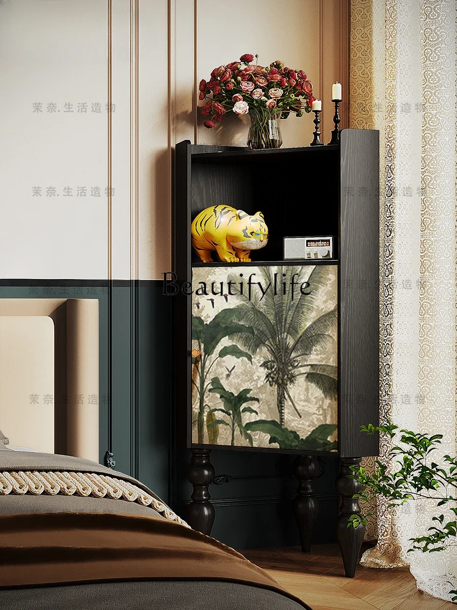 S Antique Triangle Corner Cabinet Retro Living Room Sofa Side Cabinet Storage Rack Corner Wine Cabinet
S Antique Triangle Corner Cabinet Retro Living Room Sofa Side Cabinet Storage Rack Corner Wine Cabinet