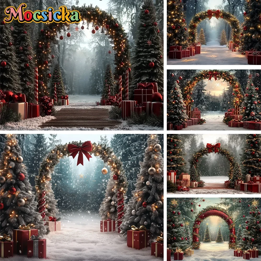 Winter Christmas Photography Background Arch Door Xmas Tree Chic Wall Gift Indoor Decor Banner Kids Portrait Photocall Backdrops
Winter Christmas Photography Background Arch Door Xmas Tree Chic Wall Gift Indoor Decor Banner Kids Portrait Photocall Backdrops