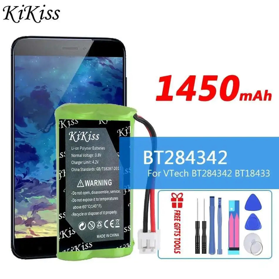 Communication Device Battery 1450Mah For Vtech BT284342 BT18433 BT28433 CS6209 CS6219 CS6229 BT8001 BT8300
Communication Device Battery 1450Mah For Vtech BT284342 BT18433 BT28433 CS6209 CS6219 CS6229 BT8001 BT8300