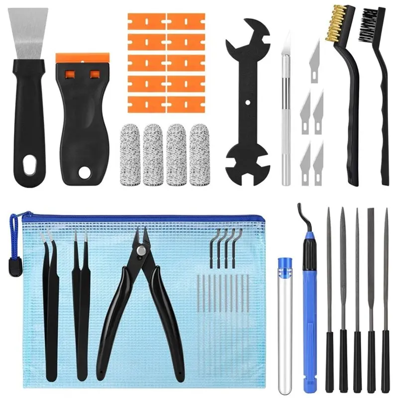 ABIJ-48PCS 3D Printer Tools Kit For 3D Printing Removing, Cleaning & Finishing With Deburring Tool, Files & More
ABIJ-48PCS 3D Printer Tools Kit For 3D Printing Removing, Cleaning & Finishing With Deburring Tool, Files & More