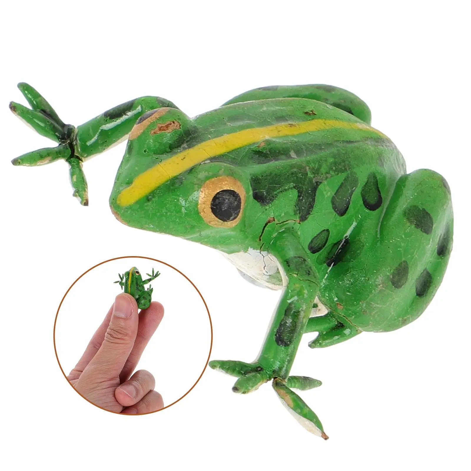 Frog Statue Figurine Decor Resin Craft Mini Fake Green Animal Garden Tiny Plastic Realistic Design Versatile Placement Small
Frog Statue Figurine Decor Resin Craft Mini Fake Green Animal Garden Tiny Plastic Realistic Design Versatile Placement Small