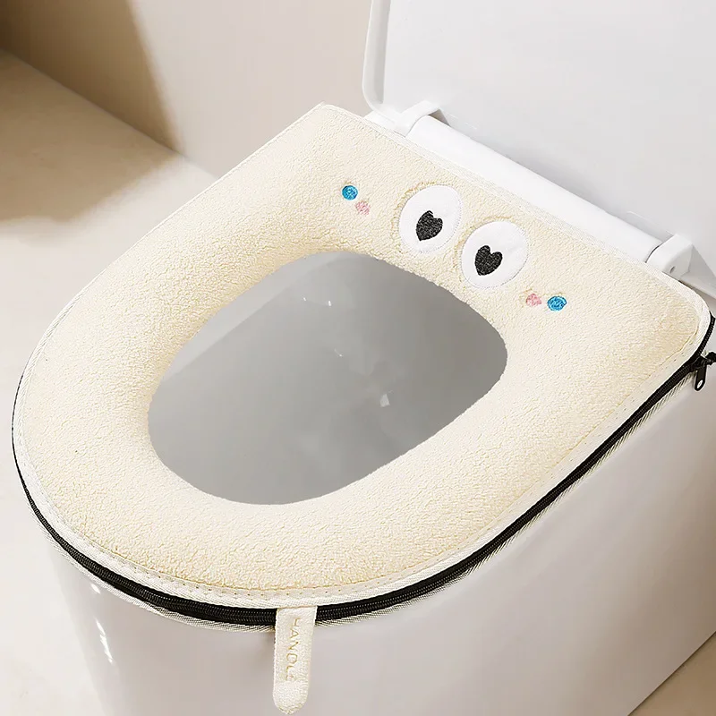 Warm Plush Toilet Seat Cushion Waterproof and Dirt Resistant Household PU Leather Four Season Universal with Zipper and Handle
Warm Plush Toilet Seat Cushion Waterproof and Dirt Resistant Household PU Leather Four Season Universal with Zipper and Handle