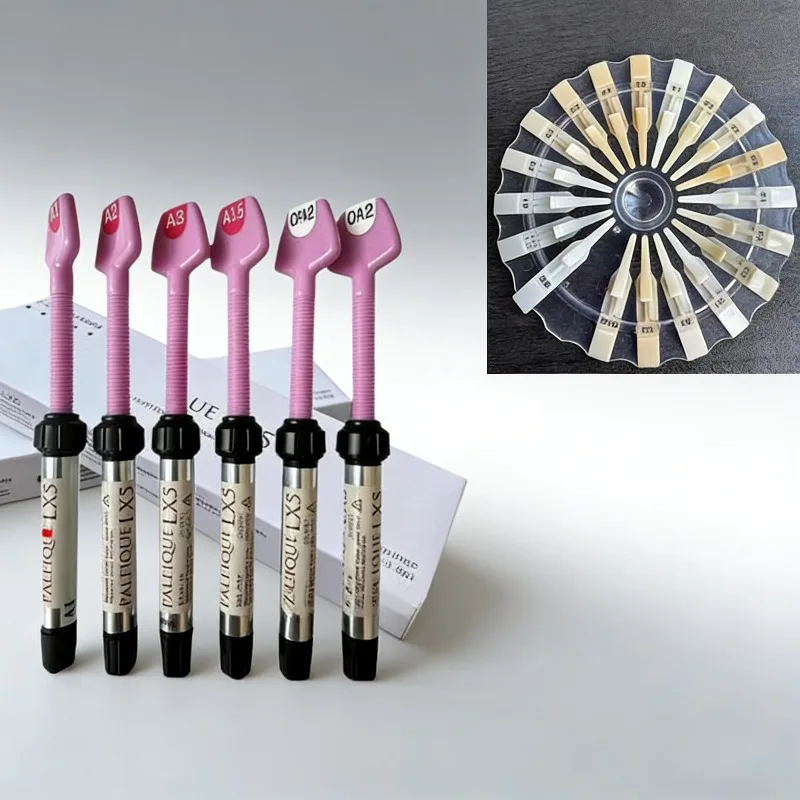 Universal Dental Light Cure Composite Resin LX5 3.8g Repair Material Dental Self Curing Therapy Filling Material Adhesive
Universal Dental Light Cure Composite Resin LX5 3.8g Repair Material Dental Self Curing Therapy Filling Material Adhesive